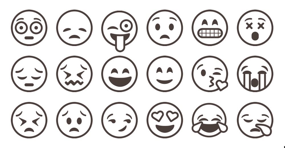 Zum ausdrucken smilies Emoticons Zum